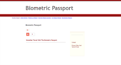 Desktop Screenshot of biometricpassporttips.com