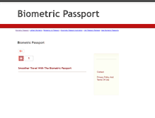 Tablet Screenshot of biometricpassporttips.com